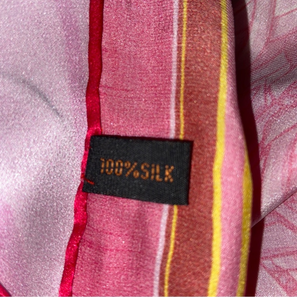 COPY - Marrero Collection ”100% Silk Scarf Wearable Art By Carlos Marrero 20” X… - Picture 3 of 4